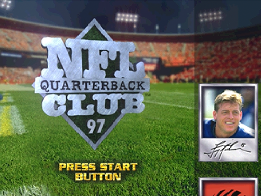 NFL Quarterback Club 97 back cover for Sega Saturn